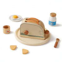 Tabletop Culinary Play Set Colorful Toy Educational Pots and Pans Playset for Playroom, Preschool