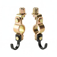 Metal Umbrella Base Mounting Bracket 8mm Clamp-Style Bracket with Hook Sturdy Rust-Resistant for Scooters, E-Bikes