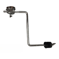 Rigid Z-Shaped Mount Rod Metal Z-Arm High-Quality Drum Rod with Clamp Sturdy for Percussionists