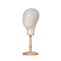 Linen Mannequin Head Professional Fabric Mannequin Head Quick Setup