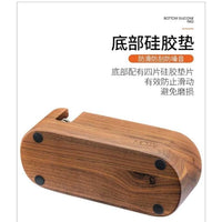 实木咖啡压粉座 胡桃木 / 榉木通用布粉台 51/54/58mm 手柄收纳架