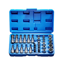 Socket Wrench Set 34 Pieces Galvanized Steel