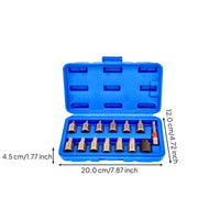 Screw Extractor Set, High Hardness Bolt Remover, Damaged Screw Removal Tool for Workshop, DIY Projects, Mechanical Repairs