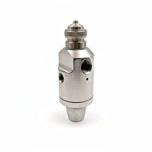 Nozzle 4BSPT Misting Low Pressure, Pneumatic Anti-Drip Nozzle 4BSPT, Stainless Steel Fine Mist Nozzle, Adjustable Spray Nozzl
