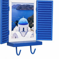 Shuttered Wall Frame Multi-Purpose Window Frame Decor Painted