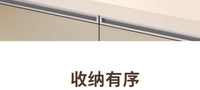 厨房碗柜家用碗筷收纳盒带盖沥水置物架装碗碟碗盘餐具箱碗架碗盆 翻盖大号-清新蓝（适用6-8人家庭）带筷筒