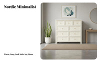 Large Capacity 5-Drawer tall dresser Modern Minimalist and design Chest of Drawers Space-Saving Design Storage Cabinet Sturdy Construction for Apartment Dwellers, residents, Parents, Bedroom, Entryway, Living Room, Hallway