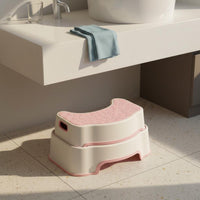 Multi-Functional Squatting Toilet Aid Stool Ergonomic Design Non-Slip Potty Training Stool for Women
