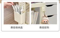 移动书架落地置物架家用儿童绘本架多层书本收纳架子旋转简易书柜 【黄色-2层置物架】✅加厚不晃动 40*26*56cm