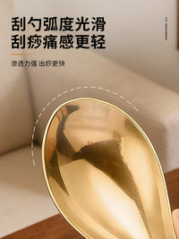 Pure Brass Scraping Spoon for Body Massage
