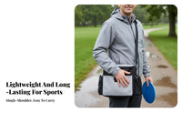 Disc Golf Shoulder Bag Waterproof Disc Golf Bag Water Resistant Athletic Gear for Beginners, Casual Participants, Outdoor, Park, Hiking