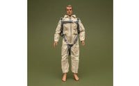 Flap Pockets Doll Pilot Suit Front Zipper Pilot Coverall Long Sleeves Single-Piece Coverall Stitched Seams