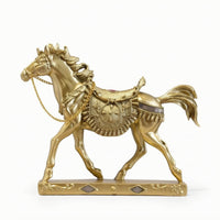 Standing Horse Figurine Resin Sculpture Elegant for Shelf, Office