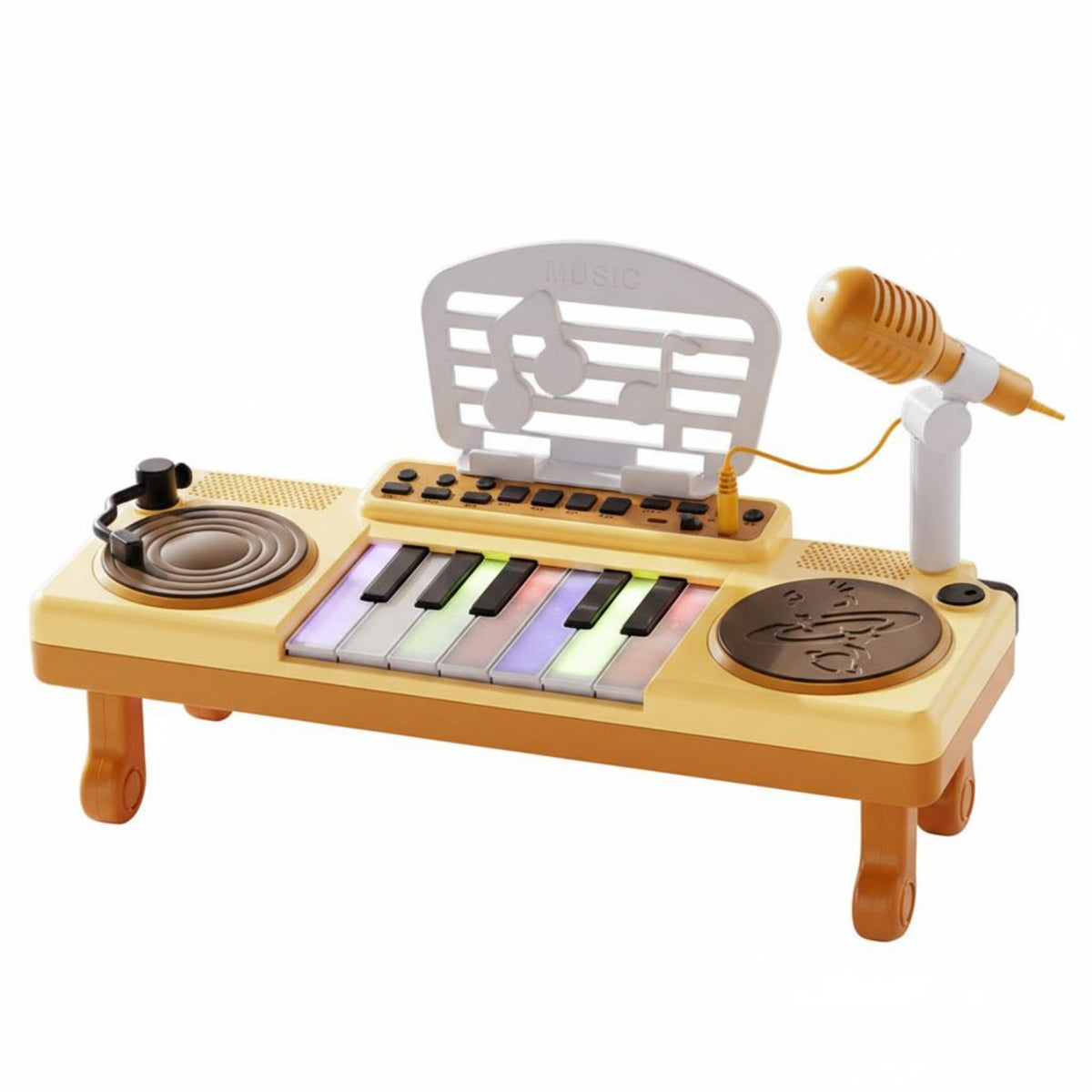 Mixer Board Early Learning Music-Mixer Keyboard Multi-Function Light up Music Toy