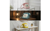 Retro-Style Audio Guest Book with Keypad Compact Vintage Audio Guestbook Classic Telephone with Handset Antique for Brides, Event Planners, Receptions