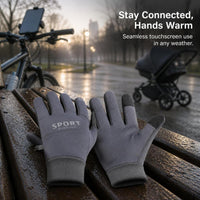 Unisex Winter Cycling Gloves - Touchscreen, Waterproof, Thermal, Windproof for Outdoor Sports & Motorcycle Riding