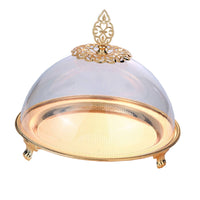 Footed Base Clear Cake Dome Acrylic Cake Dome Reusable for Dining Table