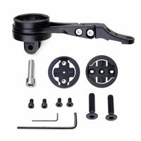 Bike Computer Extension Mount Lightweight Front-Facing Mount with Adapters Compatible Computer Holder with Adapter for Gravel Riding