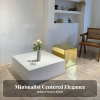 3 Pieces Tiereding Acrylic Table Set Minimalist Design Space-Efficient Accent Table Table Long-Concludinging Waterfall Border