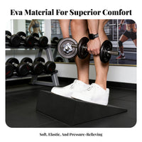 Non-Slip Calf Stretcher Slant Board Portable EVA Foam Incline Block Lightweight for Athletes, Weightlifters, Physical Rehabilitation