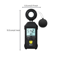 Digital light meter for indoor use