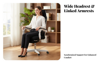 Ergonomic Mesh Office Chair Adjustable, Rotating For Study