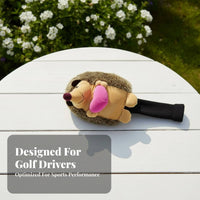 Hedgehog Sporting Headcover Scuff Protection Soft Creature Club Cover Soft Driver Headcover Novelty Gift for Golfers