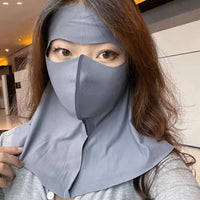 Face Sun Protection Cover Seamless Design Protection Face and Neck Cover Lightweight Sun-Blocking for Cyclists, Driving