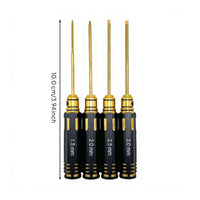 precise Screwdriver Set, RC Model Tool Kit, High-Speed Steel, Chromium Coated, Magnetized, Multi-Spec, Suitable for Repairing RC Cars, Drones, Helicopters, and Mecha miniature.
