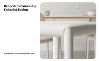 Stackable Saddle Stool Space-Saving Dining Seat Minimalist Design for Homeowners