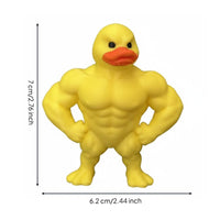 Muscular Duck Statue Creative Design Muscular Duck Figurine Funny Decor