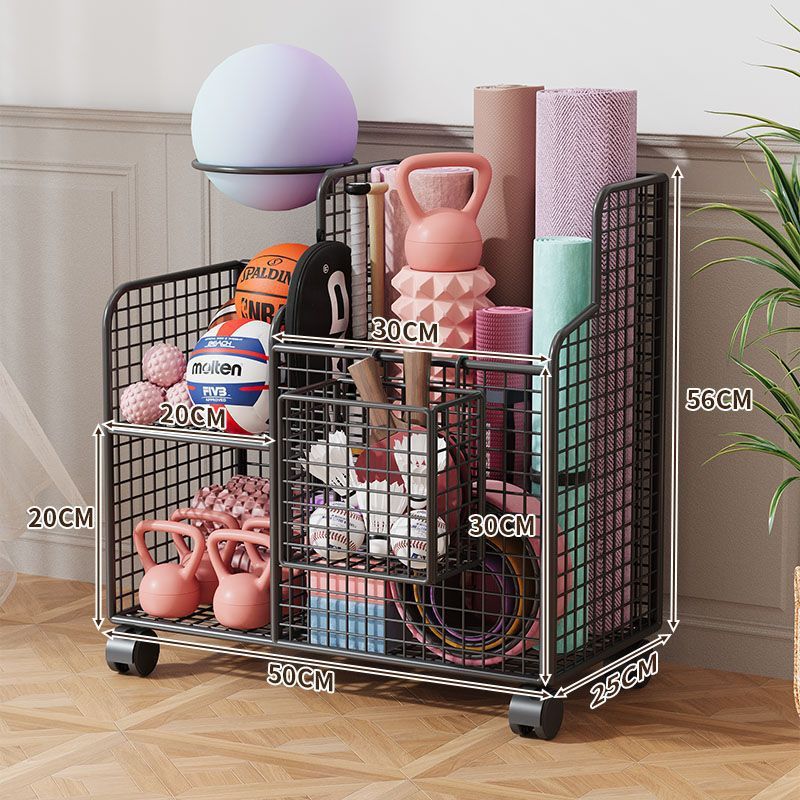 Black / Wheels Basket