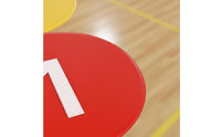 10 Pieces Numbered Flat Markers Flexible Numbered Training Discs Non-Slip Flat Point Markers for Coaches, Athletes