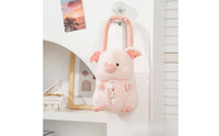 Cute Soft Tissue Holder with Strap Soft Soft Tissue Box Holder Decorative Cartoon for Car, Office Desk, Bedroom