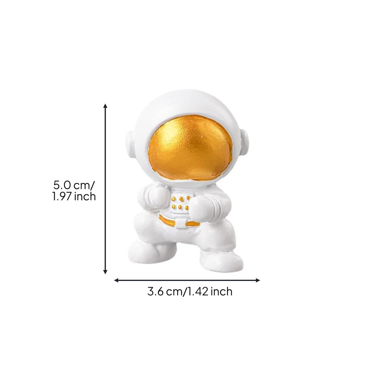 Astronaut Cake Topper Spacecraft Planet Figurines Decor