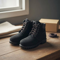 1:6 Scale Battle Boots High-Top Style 1:6 Scale Boots Handmade Toy Accessory for Collectors, Hobbyists