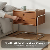 Cylindrical Storage Cabinet Nordic Design Nightstand distinctive Round Shape