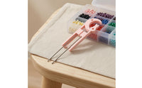 Needle Bead Tool Compact Double-Needle Bead Tool Pastel
