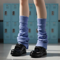 Ribbed 1/6 Scale Doll Socks Long Doll Leg Socks Slightly Wrinkled Miniature Knee-High Sock Wide Top