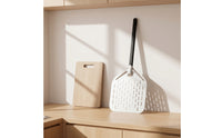 Perforated Pizza Peel Pizza Peel with Long Handle Rust Resistant Kitchen Tool for Pizzeria