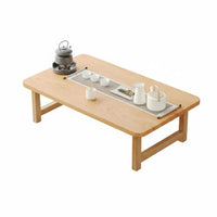 Space-Saving Foldable Tatami Table Multi-Functional Japanese Folding Table Minimalist Design Floor Desk Easy to Clean for Students, Tea Enthusiasts, Minimalists, Bay Window, Bedroom, Small Apartments, Living Room