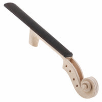Violin Neck with Fingerboard Ebony Instrument Part Intonation for Luthiers