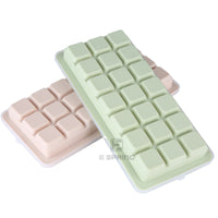 21-Compartment Silicone Ice Cube Tray with Lid for Baby Food Storage and Freezing
