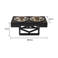 Elevated Pet Feeder Easy to Clean Dog Bowl Stand Sturdy Build