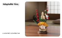 Japanese Kadomatsu Ornament, Pine & Bamboo New Year Decoration, Lucky Blessing Symbol for Home, Restaurant, Event