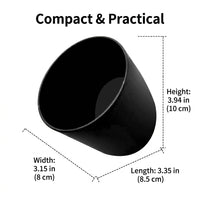 Individual Wall Storage Cups, Small Item Holder for Kitchen, Minimalist PP Key Holder, 1L Capacity, 32g