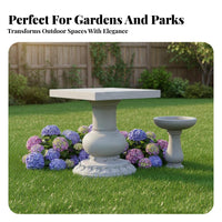 Nature-Inspired Design Faux Tree Stump Stool Weather-Resistant Faux Tree Stump Pedestal Sturdy Construction Garden Seating Whimsical Details for Gardeners, Homeowners, Landscape Designers, Courtyard, Yard, Park, Porch
