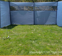 Outdoor Camping Windshield, Tent Screen, Folding Windbreak for Beach and Camping
