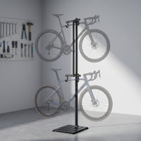 Space-Saving Bike Rack with Hooks Indoor Bike Storage Rack Sturdy Cycle Stand with Hooks Sturdy for Apartment