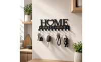 Key Hook Rack Decorative Wall-Mounted Key Holder Metal for Mudroom